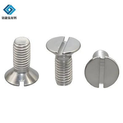 DIN963 Vít đầu có rãnh Titanium
